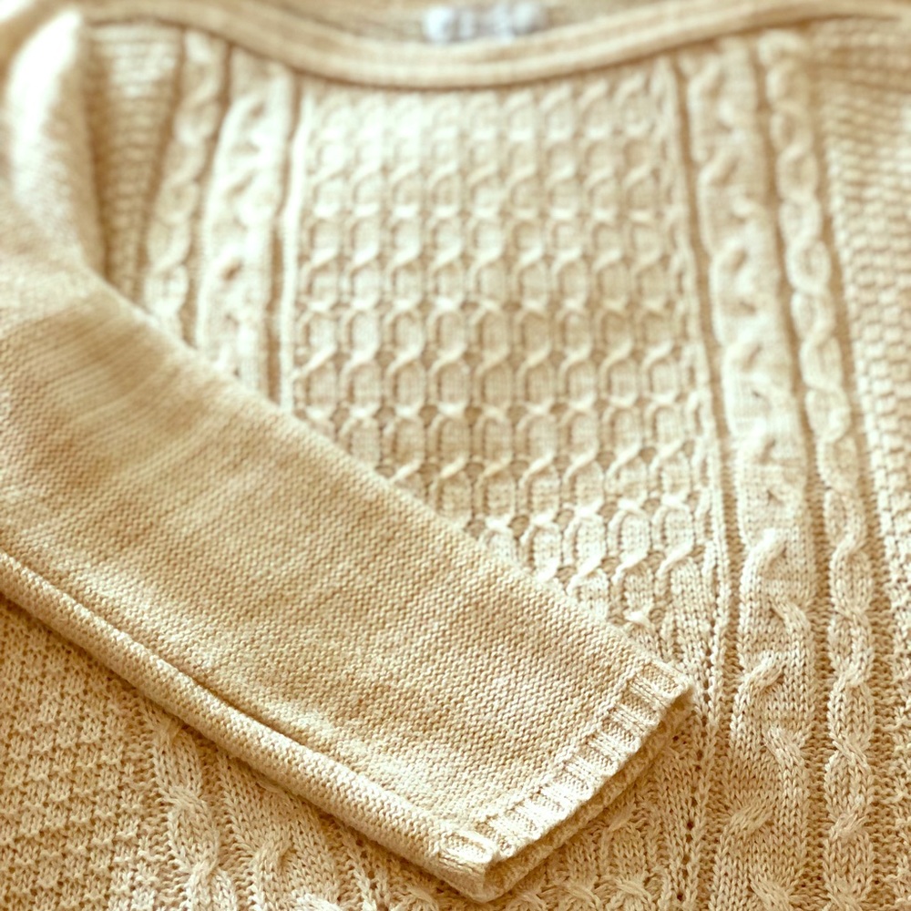 3/4 sleeve knitted top